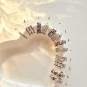 Silver Ear Cuffs