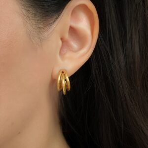 Triple Mini Hoops