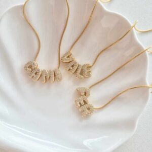 Collar Bubble Letters