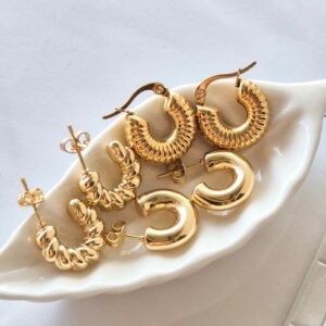 Mini Chunky Hoops