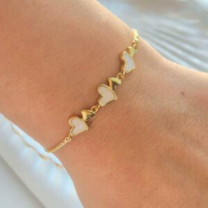 Multi Hearts Bracelet