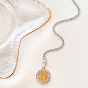 Medalla San Benito Bicolor