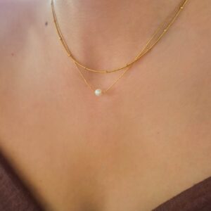 Set Con Perla Cultivada