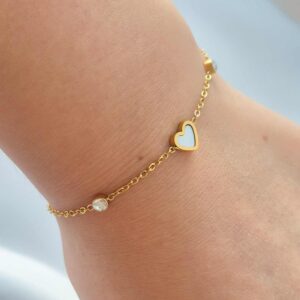 Mini Corazón Nacarado