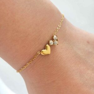 Pulsera Dos Corazones