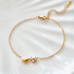Pulsera Dos Corazones