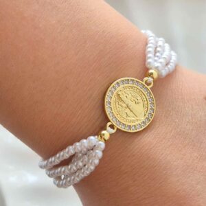 Pulsera Triple Perlas