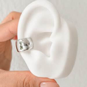 Silver Chunky Earcuff